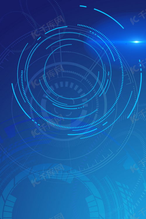 藍(lán)色科技人工智能psd分層h5背景素材背景圖片免費(fèi)下載 千庫網(wǎng)